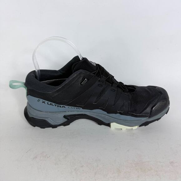 Salomon X Ultra 4 Gore-Tex Hiking Shoes Women's 8 Black Stormy Weather Low Top - Picture 3 of 10